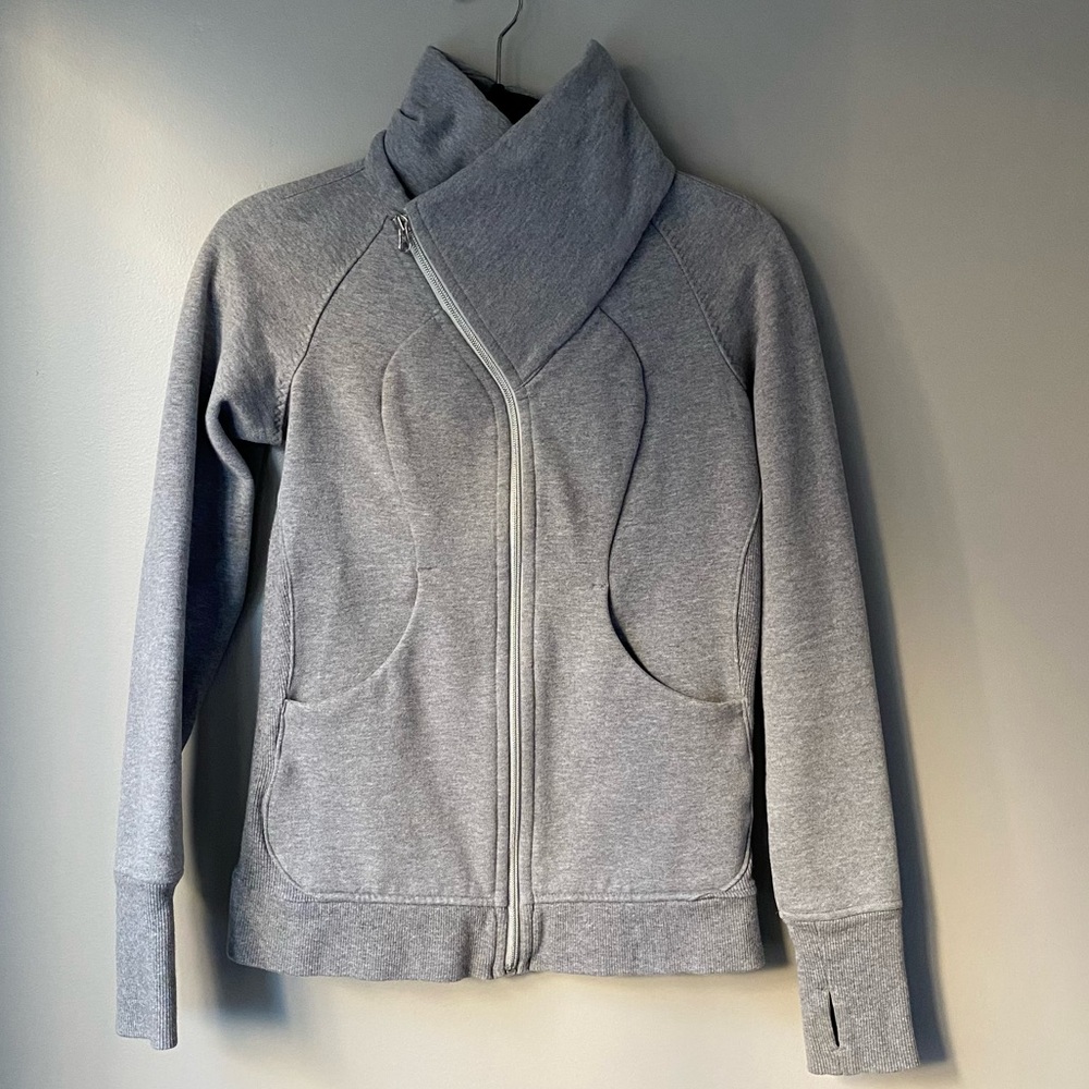 Lululemon Gray zip up